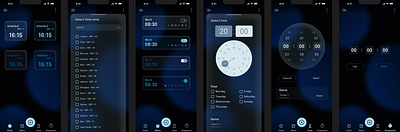 Alarm App alarm design mobile app ui ux