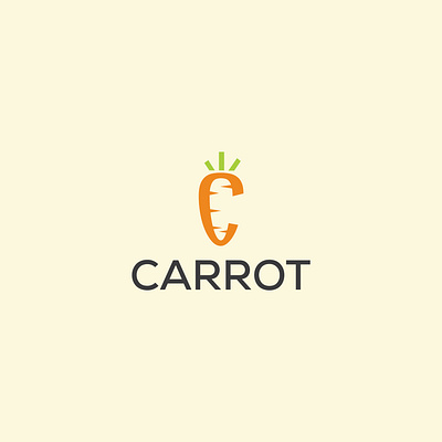Carrot Logo ! branding c logo carrot logo creative logo design logo logo design manimal minimal logo modern logo wordmark logo