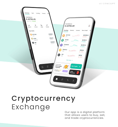 Crypto Exchange adobe xd cryptocurrency ui user experience