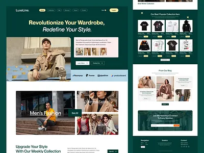 Lifestyle Clothing Brand Website Design apparel website clean website clothing line website e commerce e commerce website fashion brand website fashion design hero image landing page lifestyle brand website shopify ui uiux web web design woo commerce