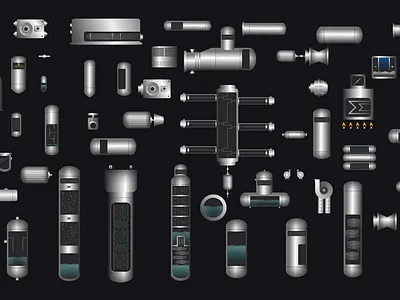 Industrial equipment drawing-2 design logo ui 图标 应用 插图