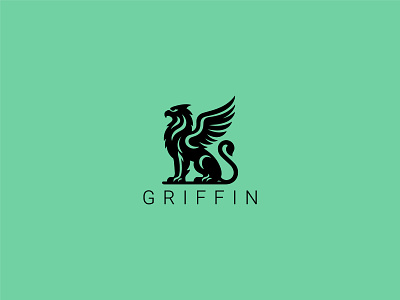 Griffin Logo animal creature dribbble logo flying griffin griffin atack griffin head griffin logo griffin logos griffins griffon gryphon guardian heraldic heraldy history insurance mythical powerpoint professional security