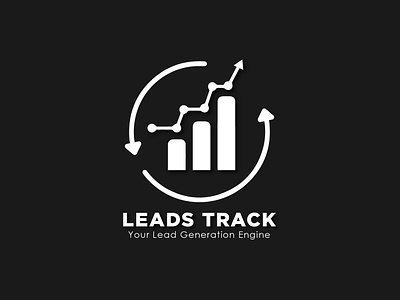 Leads Track 3d branding creative design graphic design graphy illustration logo minimal minimalistic mockup motion graphics professional vector