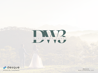 Logo Design - Divine We 3 brand design branding destination wedding logo logo design visual identity wedding