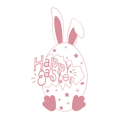 happy easter branding design graphic design illustration illustrator logo vector