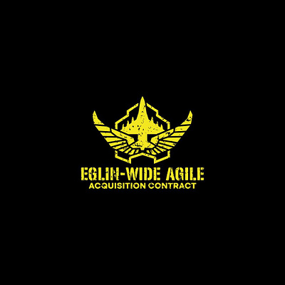 Eglin-Wide Agile Acquisition Contract Logo Design branding design illustration logo logodesign typography vector