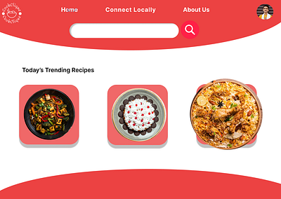 CookClique-A simple recipe sharing platform animation branding logo ui