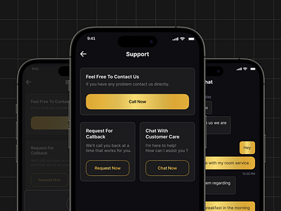Support & Chat UI Design Concept chat inspiration mobileapp mobiledesign support ui uidesign ux