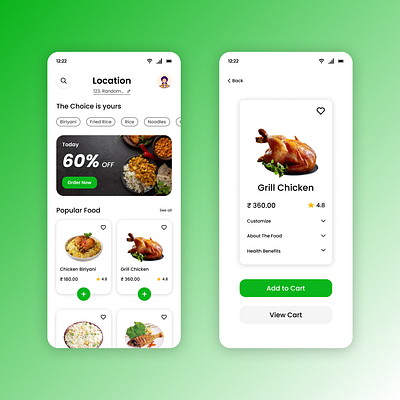 Food Delivery App dailyui figma fooddelivery mobileapp ui uidesign uiux uiuxdesign ux uxdesign