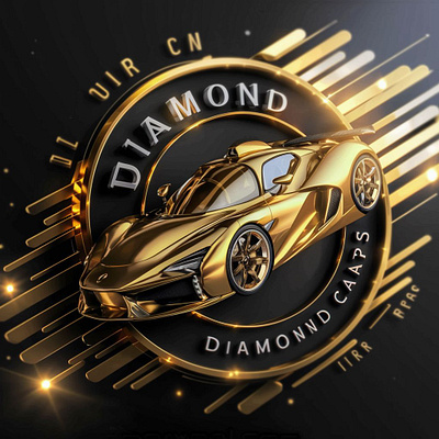 Diamond Cars rental Logo mockups logo