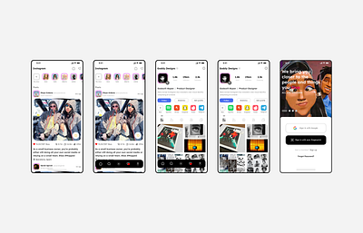 Instagram App Re-design designer explore product designer ui ui designer uiux