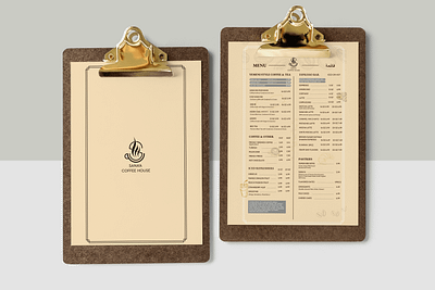 Menu Design For A Coffee Brand branding coffee menu design graphic design illustration restaurant menu vector website