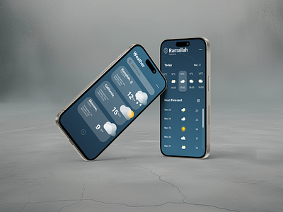 Weather App app application branding caleforina cloudy design freelancer like mobile mobiledesign motion graphics project sun sunny ui ui design ux views weather weather app