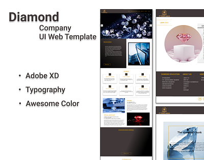 JAYGURUDEV - Diamond Company Website figma t ui website template