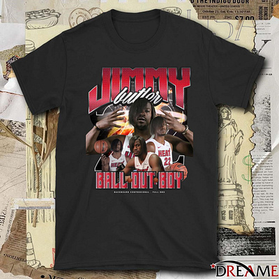 Miami Heat Jimmy Butler III Emo Ball Out Boy t-shirt