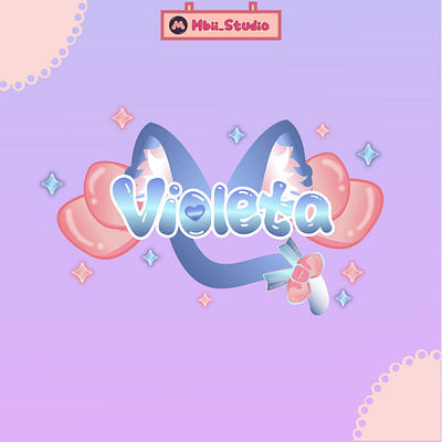 Cute Kawaii Vtuber Logo animation graphic design logo motion graphics