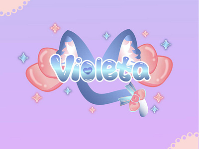 Cute Kawaii Vtuber Logo animation graphic design logo motion graphics