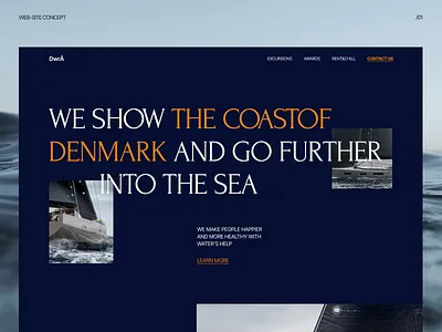 Web-site concept ui web design