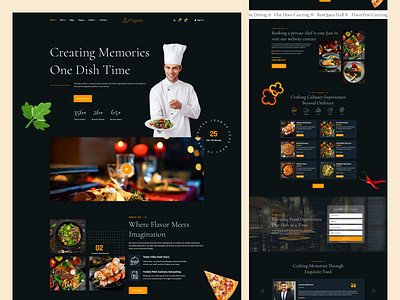 Restaurant Food Management Wbsite cook book design food food app food delivery landingpage managements product design restaurant restaurant website service ui uidesign website template