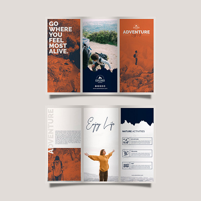 Folded Brochure Design branding brochure design graphic design