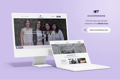 Crunchmoms Website Design branding graphic design ui website