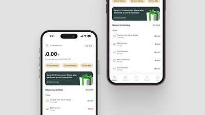 Banking app design product design ui ux