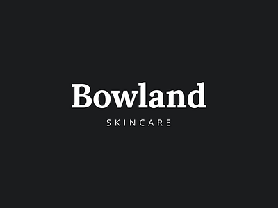 Bowland Skincare Logo