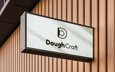 Dough Craft Logo Design bakery branding design designer dribbble figma graphic design illustration logo logodesign