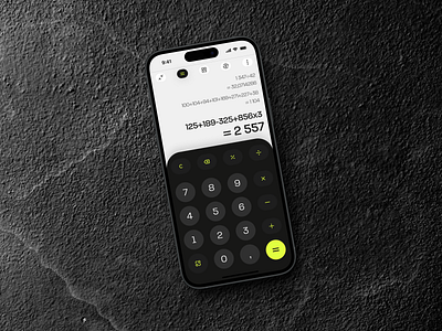 Calculator Design bento dailyui dailyui004 fintech product design simple ui