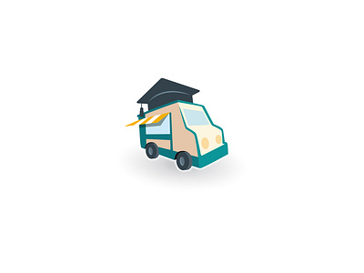 Educotruck! branding design diseño educación education flat icon illustration illustrator ilustración infantil kids logo logodesign logotype lotogipo minimal minimalist logo vector