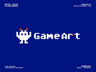 Game Art Logo Design Project branding design graphic design identity logo vector visual visualidentity