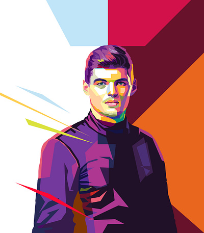 Max verstappen wpap pop art art branding design graphic design illustration pop art professional sport vector