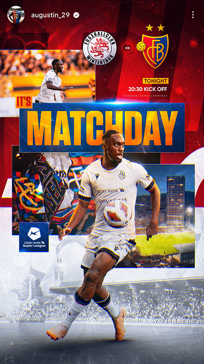 Matchday / Gameday / Poster / Sports graphic design athletics football gameday graphic design matchday poster design soccer