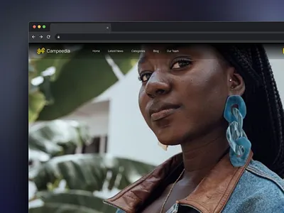 CAMPEEDIA Website Design blog branding design graphic design news ui university webdesign