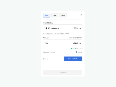 UI // Crypto Wallet - Send Transaction animated ui banking chrome extension crypto cryptocurrency desktop experience ethereum figma finance fintech minimal design minimal ui motion design motion ui send transition transition ui ux wallet web3