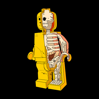 Anatomic Lego animation branding design graphic design illustration logo typography ui ux vector