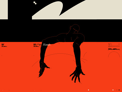 Exploring Weak Ideas abstract composition conceptual illustration design dual meaning figure figure illustration grid hands hands illustration illustration laconic layout lines minimal plakat poster swiss design type typography