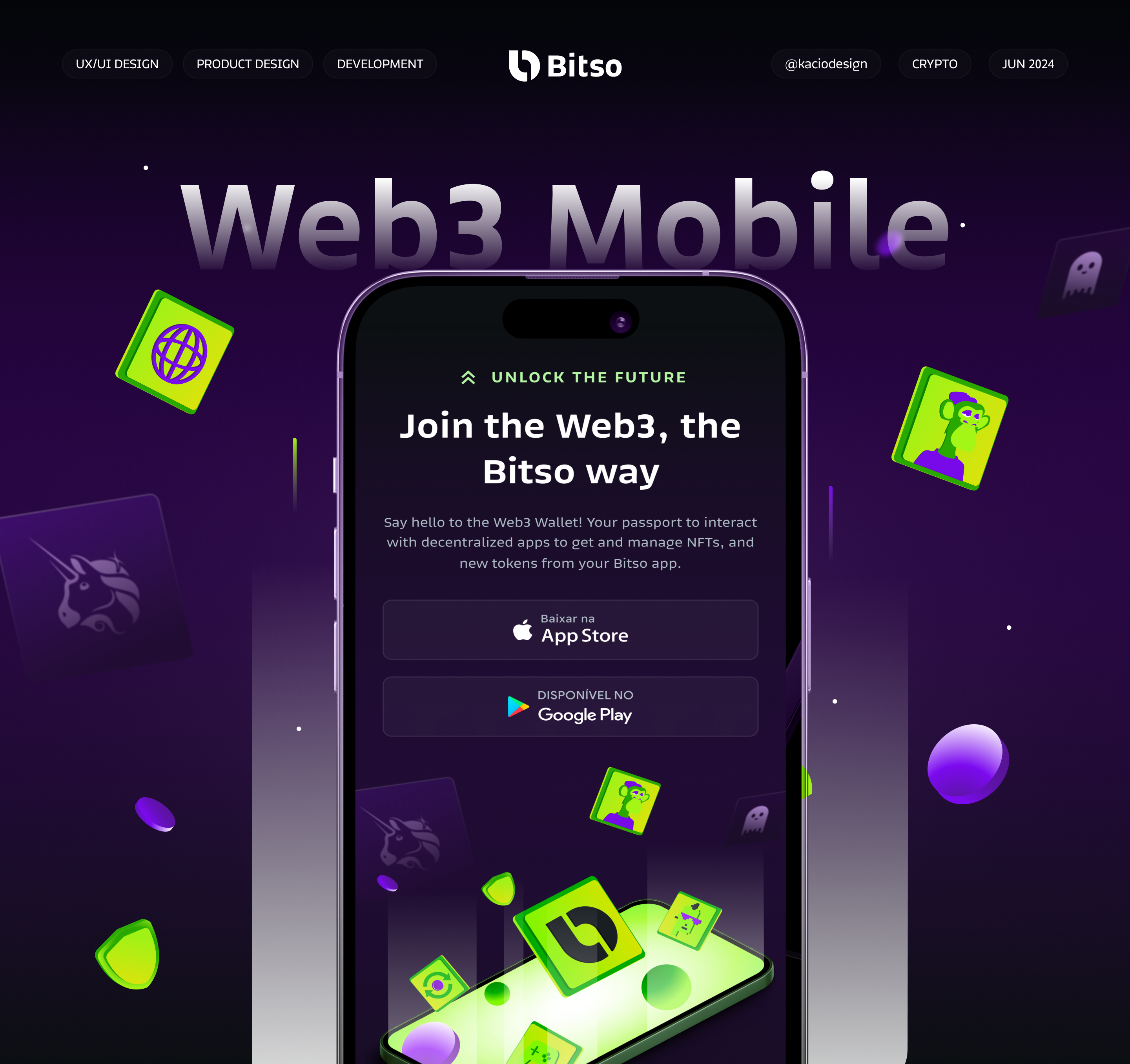 Crypto Web3 Landing Page Bitso by Kácio Felipe on Dribbble