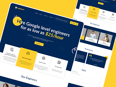 Recruitment Platform Website Design best ui design creative design design interface design recruitment trending ui ui uidesign ux design website concept