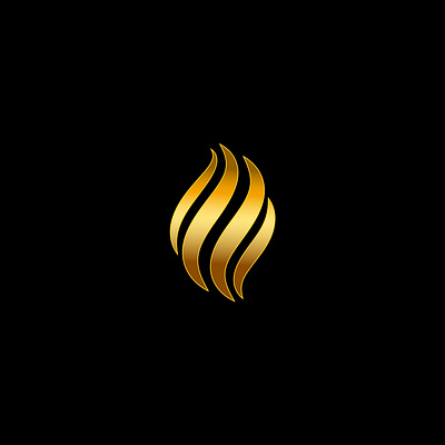 Modern minimalist logo design with a Golden color branding creative logo design fiverr graphic design illustration logo logo design logo maker