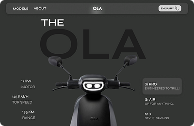 Inspired OLA Web design app branding design graphic design illustration logo typography ui ux vector