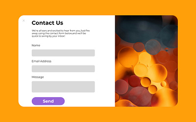 CONTACT PAGE 3d animation branding dailyui dribble graphic design logo motion graphics ui