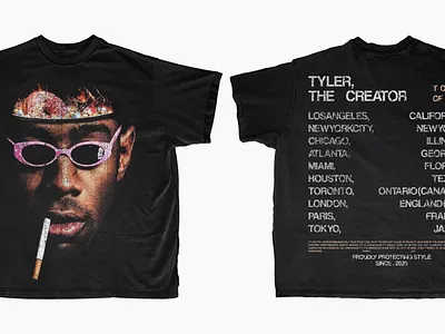 Tyler,The Creator | Vintage Streetwear Tshirt apparel appreldesign bootleg design for sale rap tshirt rapper streetwear the creator tshirt design vintage vintage tshirt design