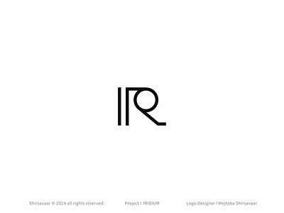 IRIDIUM LOGO brand design branding design graphic design ir logo logo design logos minimal visual identity