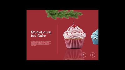 Muffins - slider effect using Figma animation branding cake design graphic design motion graphics ui