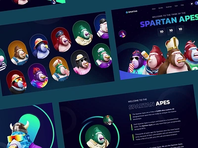 Cryptocurrency Landing Page Design - SPARTAN animation design animational crypto crypto home page crypto website cryptocurrency design homepage landing page ui uiux ux web web design website website design