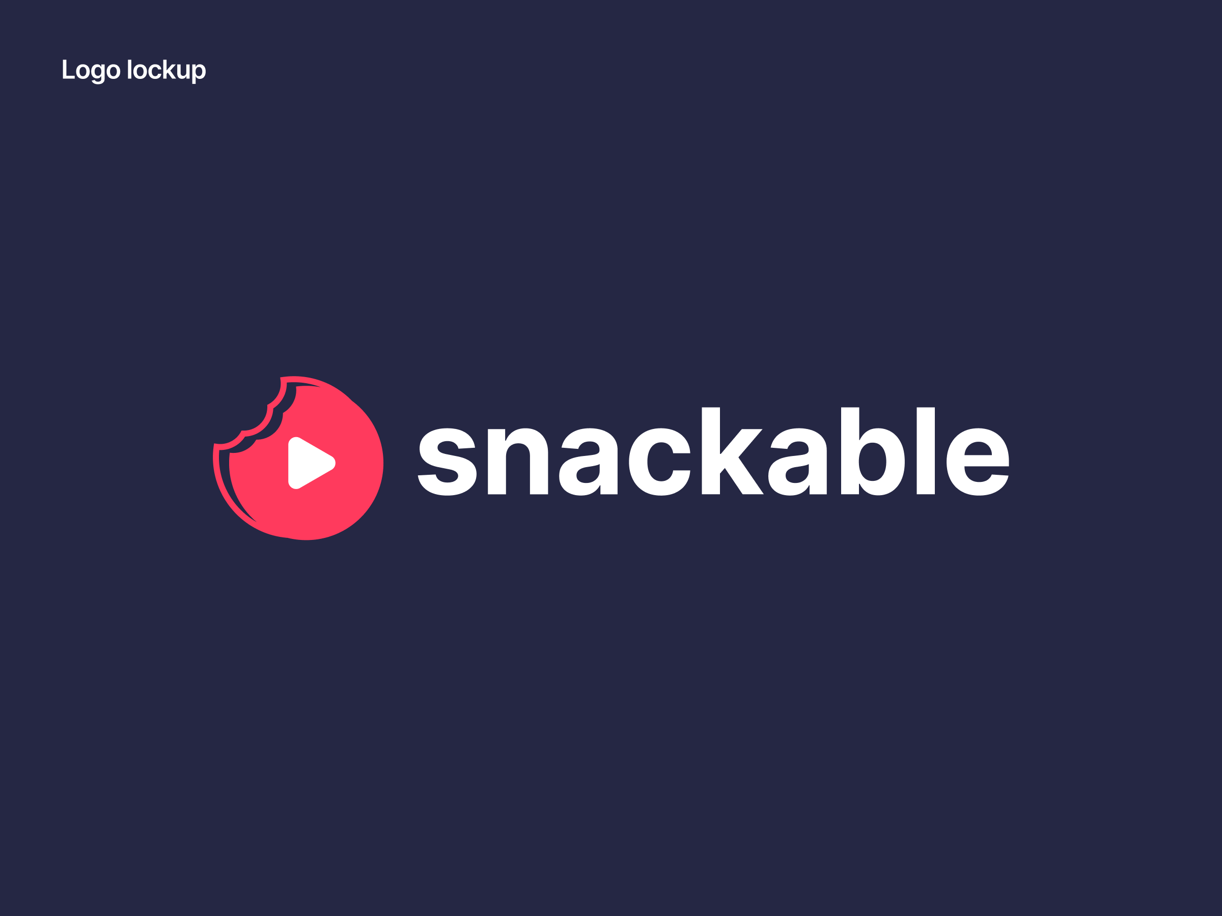 Snackable - Logo Design by Salman Saleem for Outcraft on Dribbble