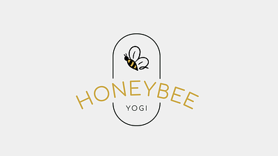 Honeybee Badge design illustration logo