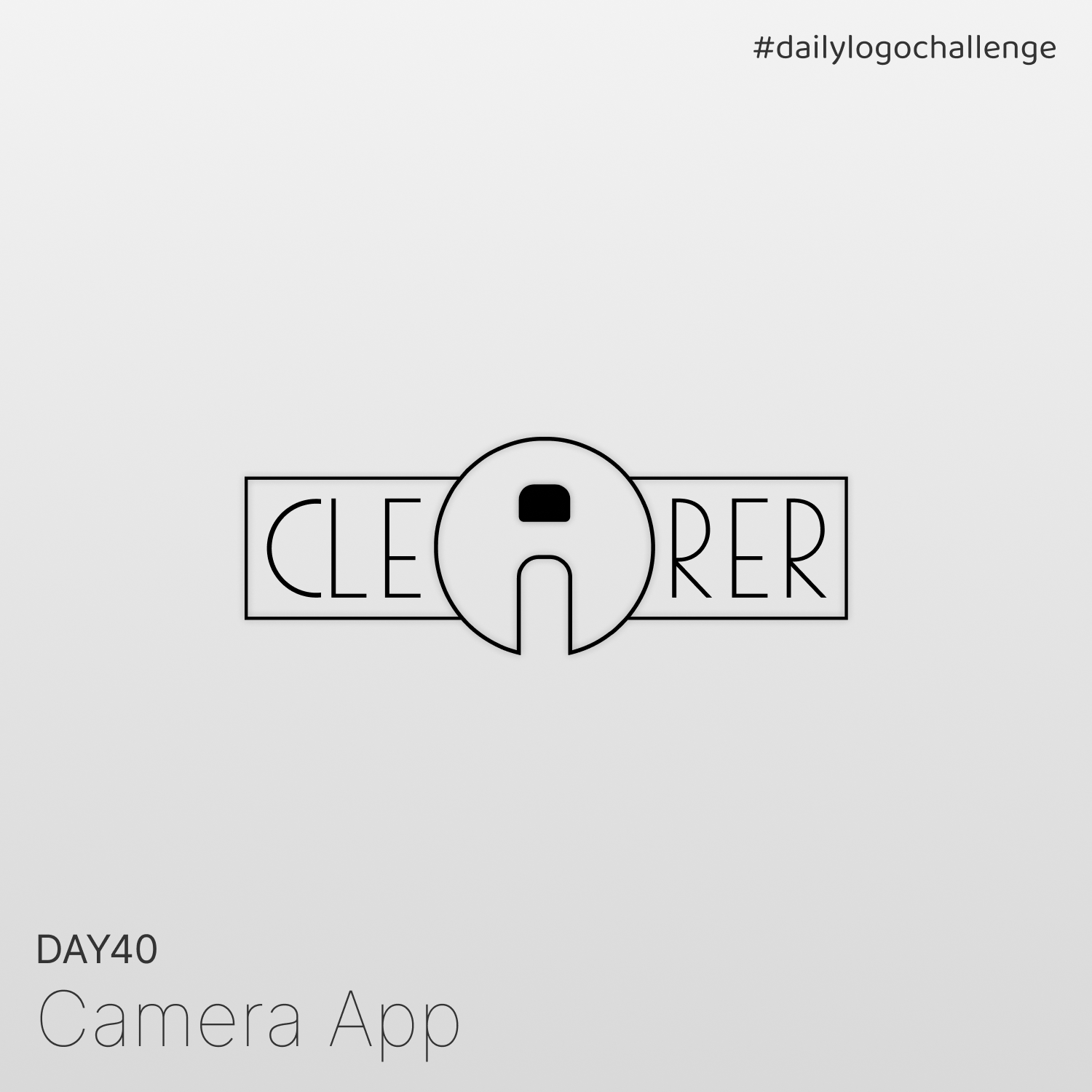 Day 40 | Camera App | Daily Logo Challenge dailylogochallenge day40 design graphic design logo