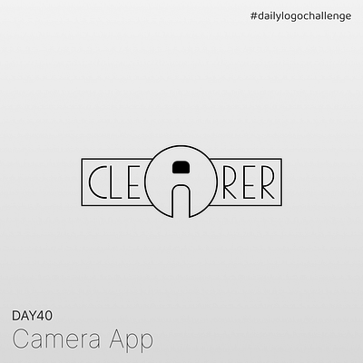 Day 40 | Camera App | Daily Logo Challenge dailylogochallenge day40 design graphic design logo